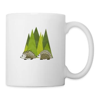 Igel - Tasse - Weiß - Rechts