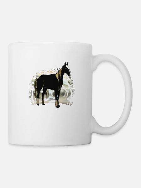 Pferd - Tasse - Weiß