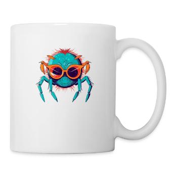 Krake die Spinne - Tasse - Weiß - Rechts