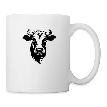 Vache Vaches Bovins Agriculture agricole - Mug blanc - blanc - Droite