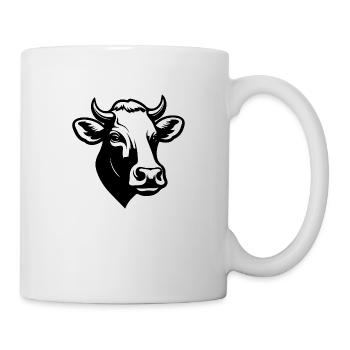 Vache Vaches Bovins Agriculture agricole - Mug blanc - blanc - Droite