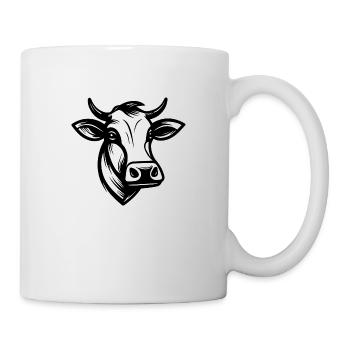 Vache Vaches Bovins Agriculture agricole - Mug blanc - blanc - Droite