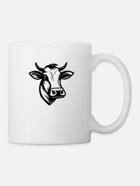 Vache Vaches Bovins Agriculture agricole - Mug blanc - blanc