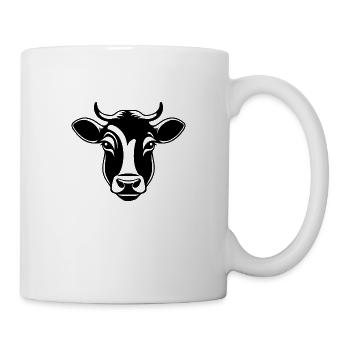 Vache Vaches Bovins Agriculture agricole - Mug blanc - blanc - Droite