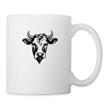 Vache Vaches Bovins Agriculture agricole - Mug blanc - blanc - Droite