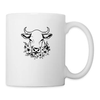 Vache Vaches Bovins Agriculture agricole - Mug blanc - blanc - Droite