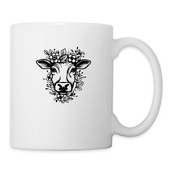 Vache Vaches Bovins Agriculture agricole - Mug blanc - blanc - Droite
