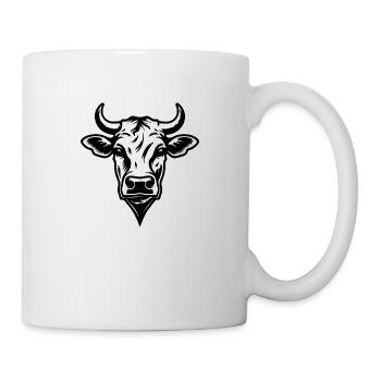 Vache Vaches Bovins Agriculture agricole - Mug blanc - blanc - Droite