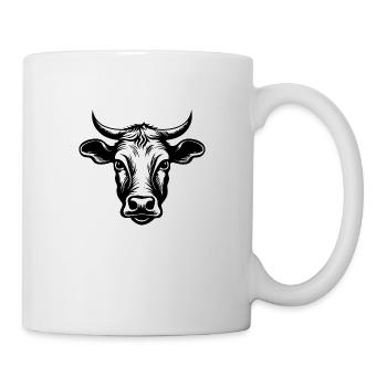 Vache Vaches Bovins Agriculture agricole - Mug blanc - blanc - Droite