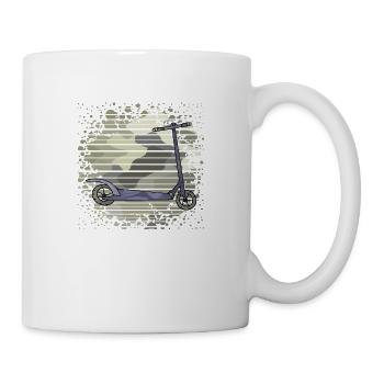 Roller - Tasse - Weiß - Rechts