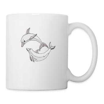 Dolphins - Mug - white - Right