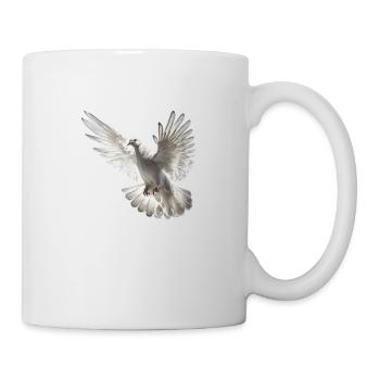 Cadeau Firedenstaube - Mug blanc - blanc - Droite