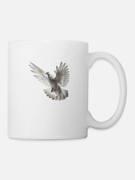 Firedenstaube Geschenk - Tasse - Weiß