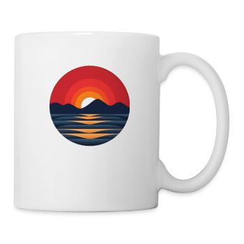 Horizons infinis - Mug blanc - blanc - Droite