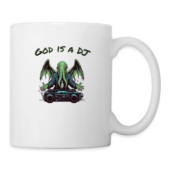 Cthulhu est un DJ - Mug blanc - blanc - Droite