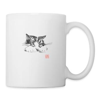 boudeur cat - Mug blanc - blanc - Droite