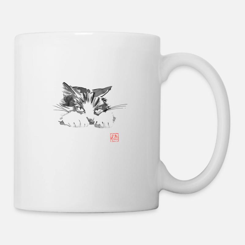 Cat sulky - Mug - white