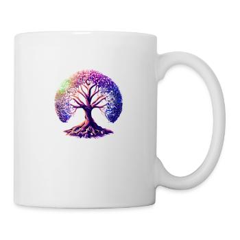 Lebensbaum Baum des Lebens keltischer Lebensbaum - Tasse - Weiß - Rechts