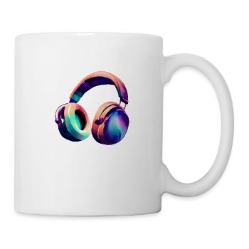 Headphones Singing Musicians Gamers Singers Listening to music - Mug - white - Right