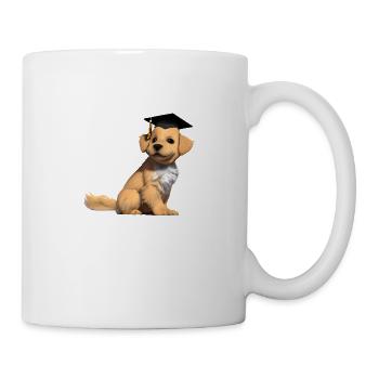 Bachelor Labrador Graduation Study Dogs - Mug blanc - blanc - Droite