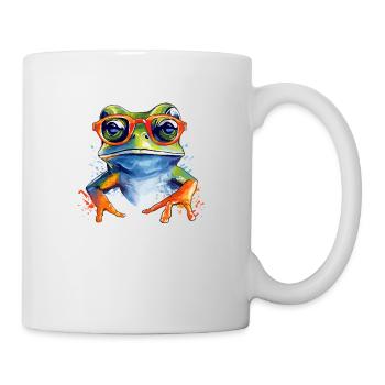Gret der Frosch - Tasse - Weiß - Rechts
