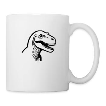 Dino Dinosaur Dinosaurs Paleontology - Mug - white - Right