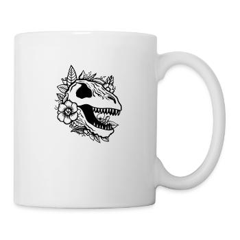 Dino Dinosaurier Dinosaurs Paläontologie - Tasse - Weiß - Rechts