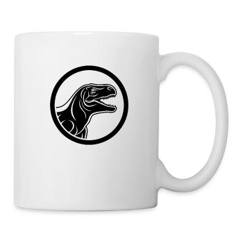 Dino Dinosaurier Dinosaurs Paläontologie - Tasse - Weiß - Rechts