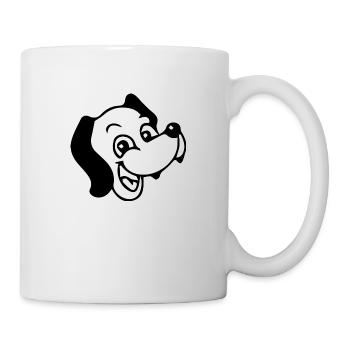 Hund Dog - Tasse - Weiß - Rechts