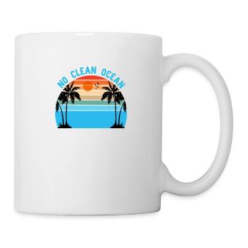 No clean Ocean No Life - Mug - white - Right