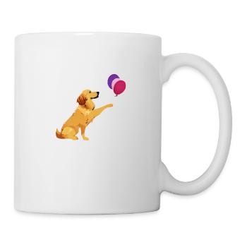 Chiot Golden Retriever Chien Propriétaire Chiens - Mug blanc - blanc - Droite