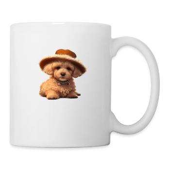 Caniche Caniche Chiot Chien Chiot Chien Propriétaire Chien Amour - Mug blanc - blanc - Droite