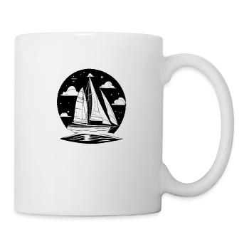 Segeln Segelschiff Segelboot Segelsport Segler - Tasse - Weiß - Rechts