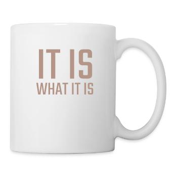 c’est ce que c’est - Mug blanc - blanc - Droite