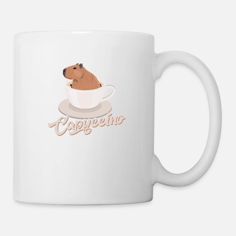 Capyccino Capybara Animal Lover - Tasse - Weiß