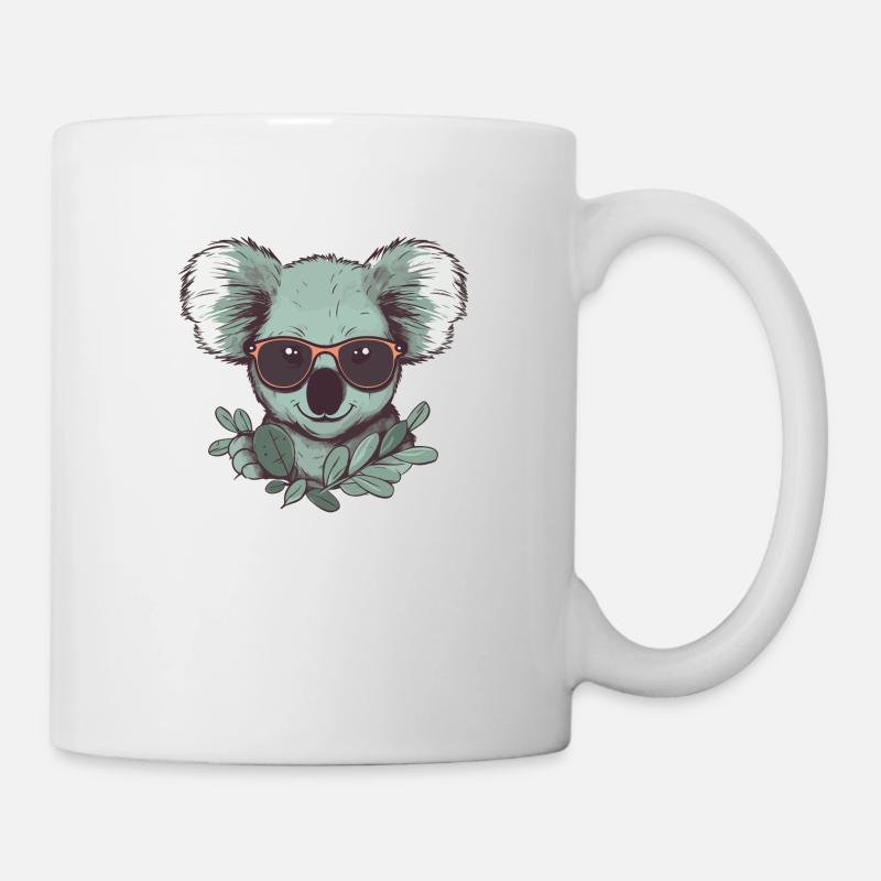 cooler Koala - Tasse - Weiß