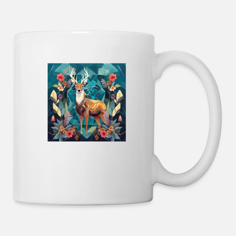 Geometrie der Natur - Tasse - Weiß