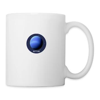 Planet Neptun - Tasse - Weiß - Rechts