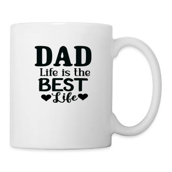 Dad Life is the Best Life - Mug - white - Right
