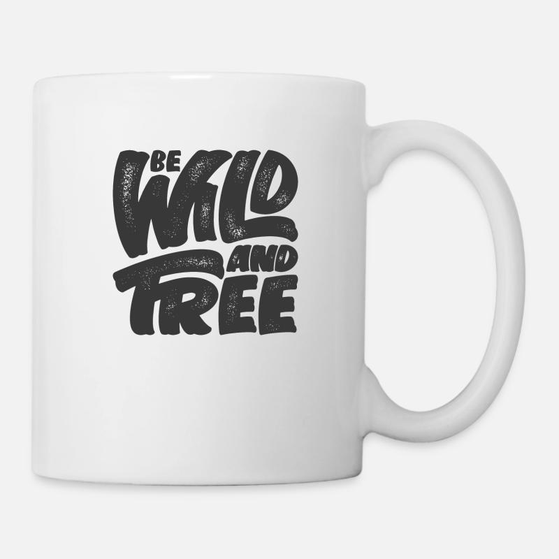 Soyez sauvage et libre - Mug blanc - blanc