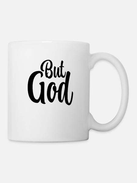 But God - Tasse - Weiß