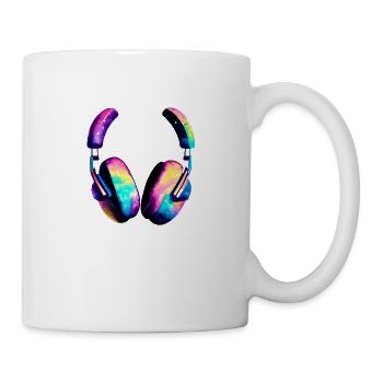 Headphones Musicians Gamers Singers Listen to music Singing - Mug - white - Right