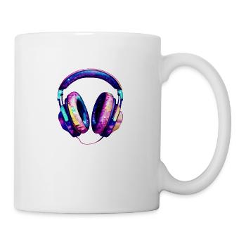 Headphones Singers Musicians Gamers Listen to music Singing - Mug - white - Right