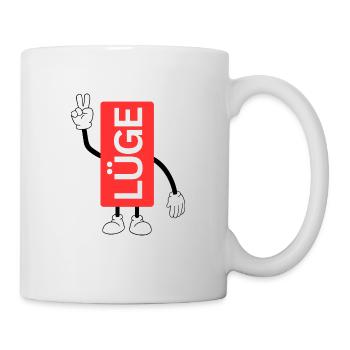 Lügen haben kurze Beine - Tasse - Weiß - Rechts