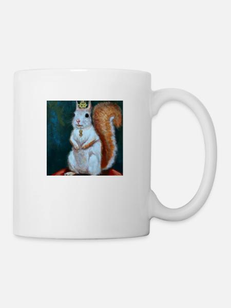 Die Eichhörnchen Königin - Tasse - Weiß