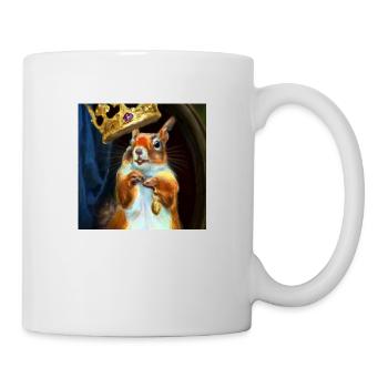König Eichhörnchen - Tasse - Weiß - Rechts