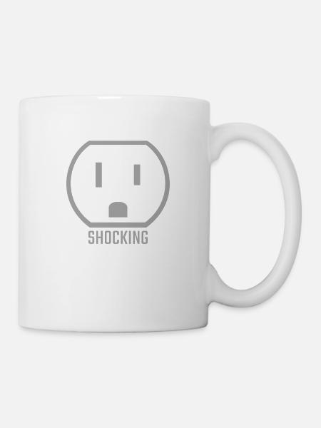 Outlet schockierend - Tasse - Weiß