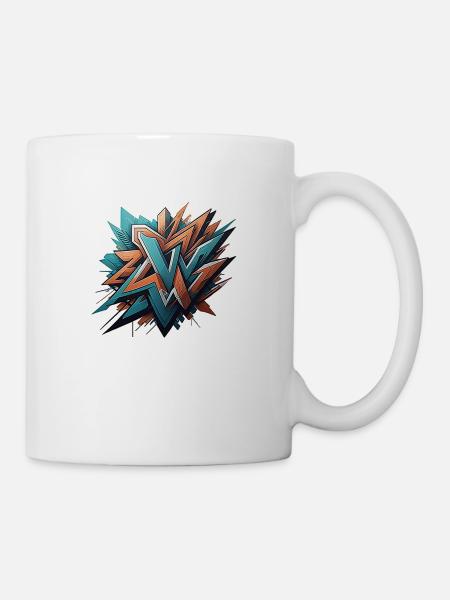 Conception de graffitis - Mug blanc - blanc