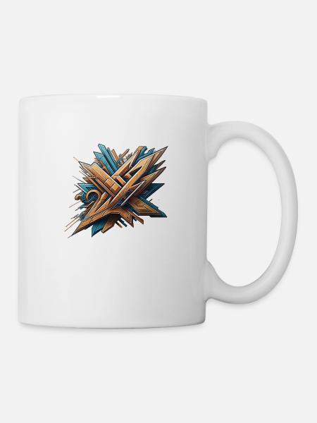 Cool crazy graffiti design - Mug - white