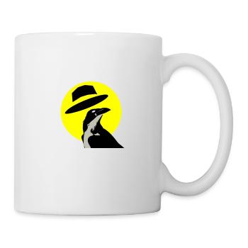 Corneille froide jaune - Mug blanc - blanc - Droite